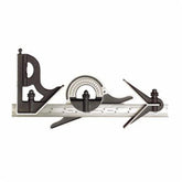 Starrett - Combination Set w/Cast Iron Head 600mm Metric/English | 9ME-600